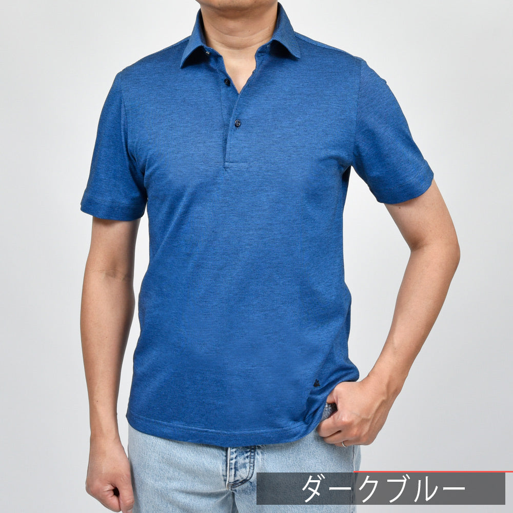 GUY ROVER（ギ ローバー） guji/ring別注ウォッシュドコットン鹿の子S/Sポロ 3850PC235-551500