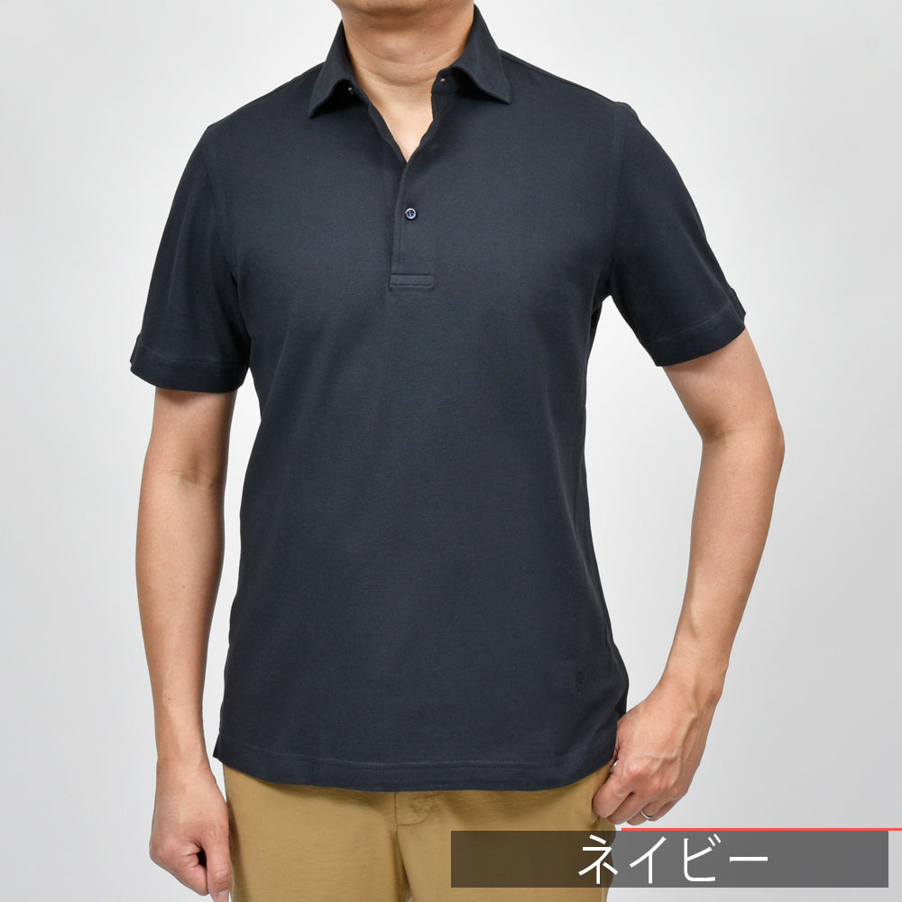 GUY ROVER（ギ ローバー） guji/ring別注ウォッシュドコットン鹿の子S/Sポロ 3850PC235-551500