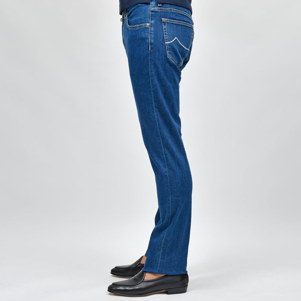 JACOB COHEN（ヤコブコーエン） NICKニック Resort Collection ウォッシュドコットンストレッチテーパードフィットデニム 226-32252