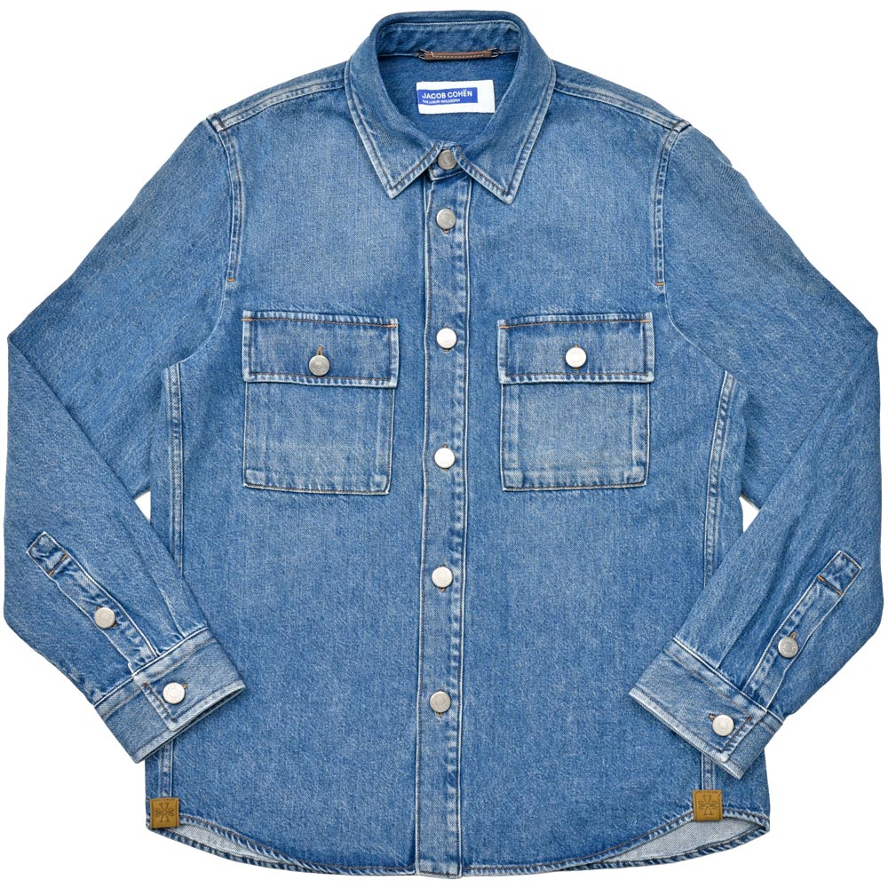 JACOB COHEN（ヤコブコーエン） ウォッシュドコットンセルロースデニムシャツジャケット 226-31809