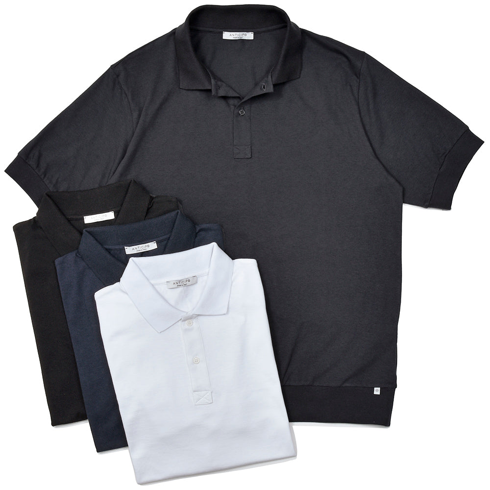 ANTICIPO アンティーチポ NEBBIOLO POLO ネッビオーロポロ スムースコットン ポロシャツ カットソー