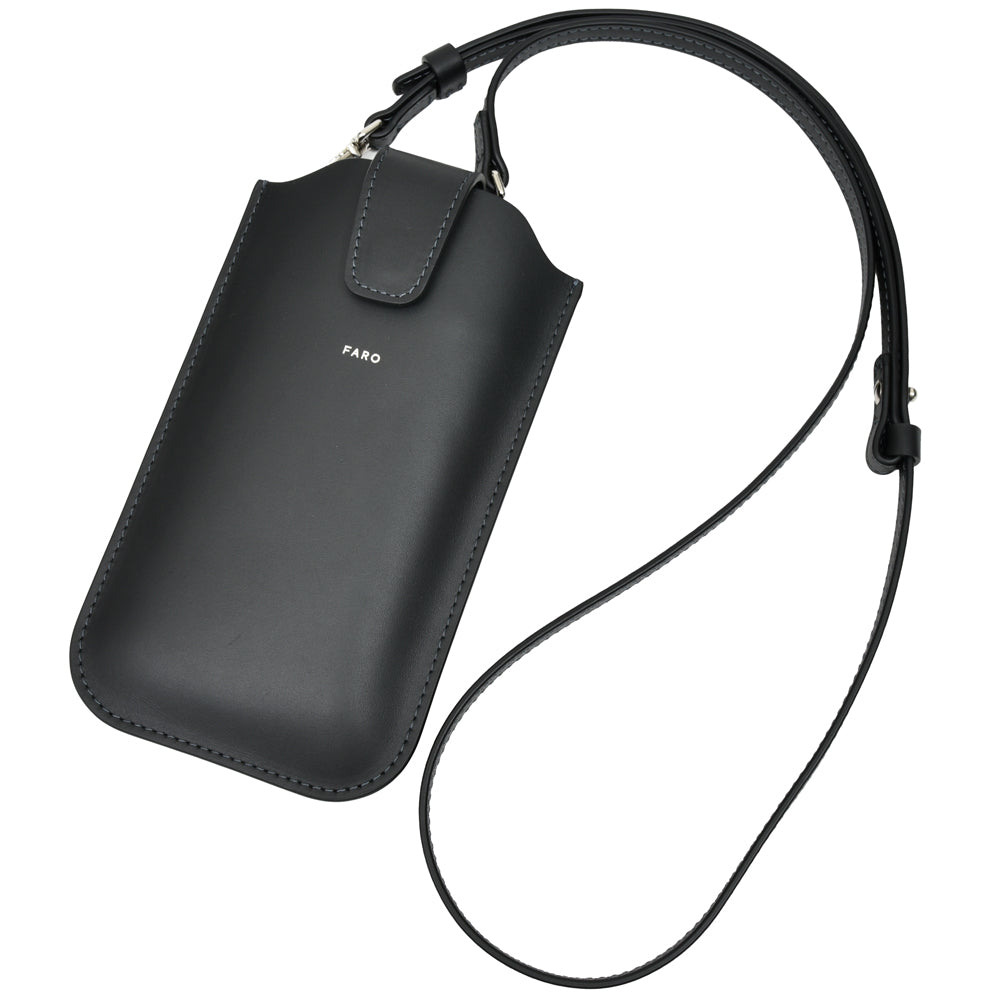 FARO（ファーロ） スムースレザースマートフォンショルダーバッグ Calma Phone Shoulder2/F2411G305