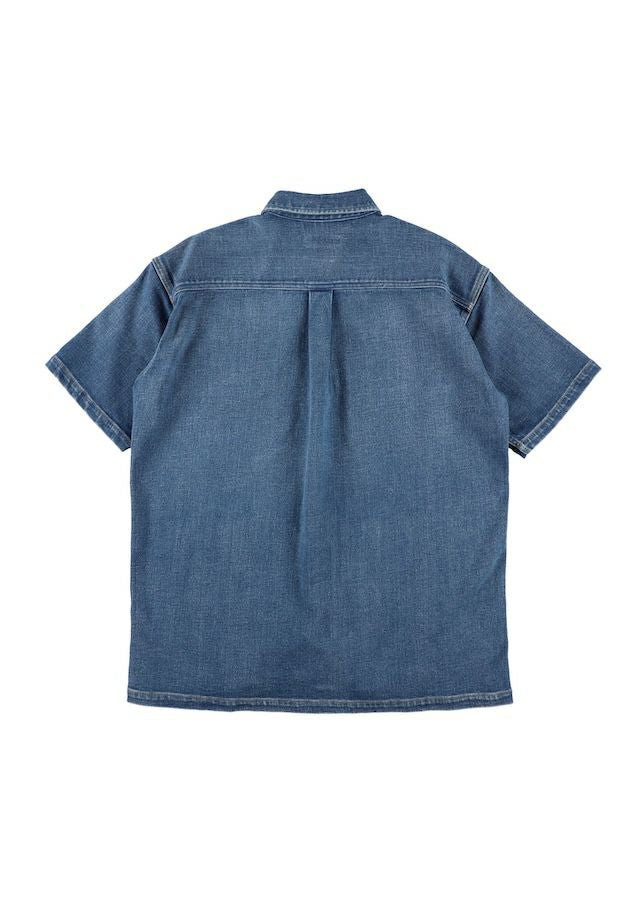 ウノピゥウノウグァーレトレ / S/S DENIM BIG SHIRTS/MRS178-CTR023