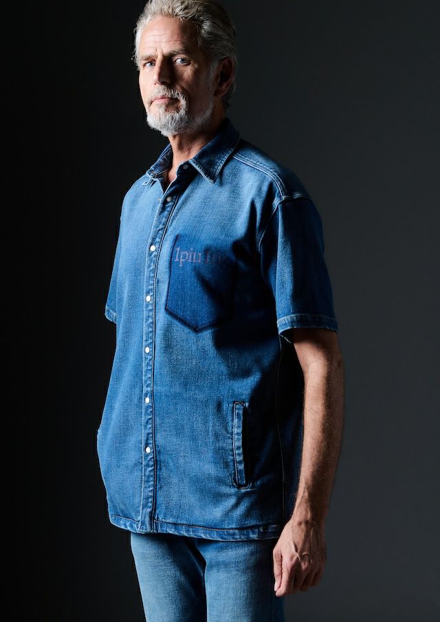 ウノピゥウノウグァーレトレ / S/S DENIM BIG SHIRTS/MRS178-CTR023