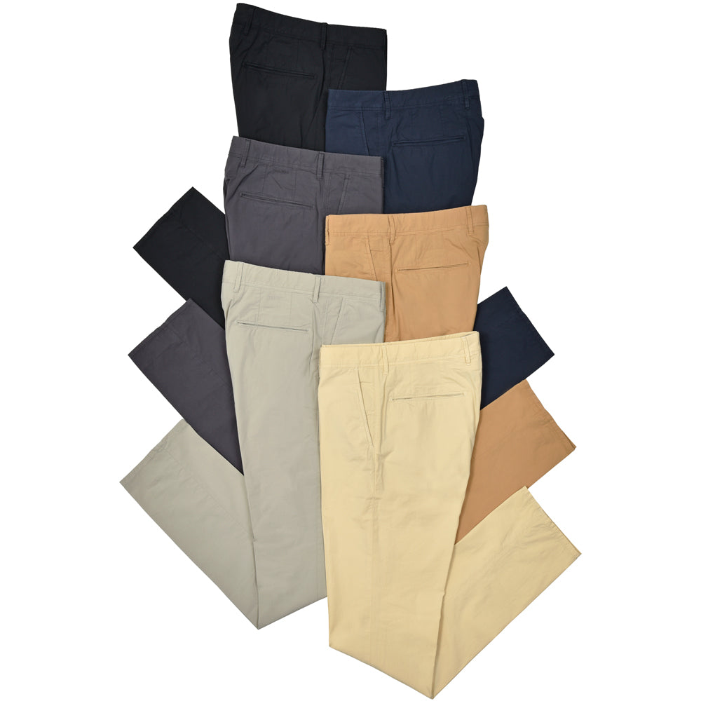 INCOTEX SLACKS（インコテックス スラックス） SLIM FIT ガーメントダイコットンストレッチポプリンテーパードパンツ 470-31567(M)