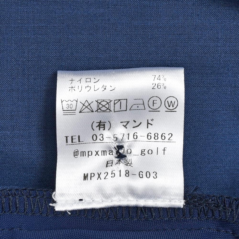 MPX mando GOLF（エムピーエックス マンド ゴルフ） guji golf別注ナイロンストレッチショーツ MPX2518G-G03 13151600037