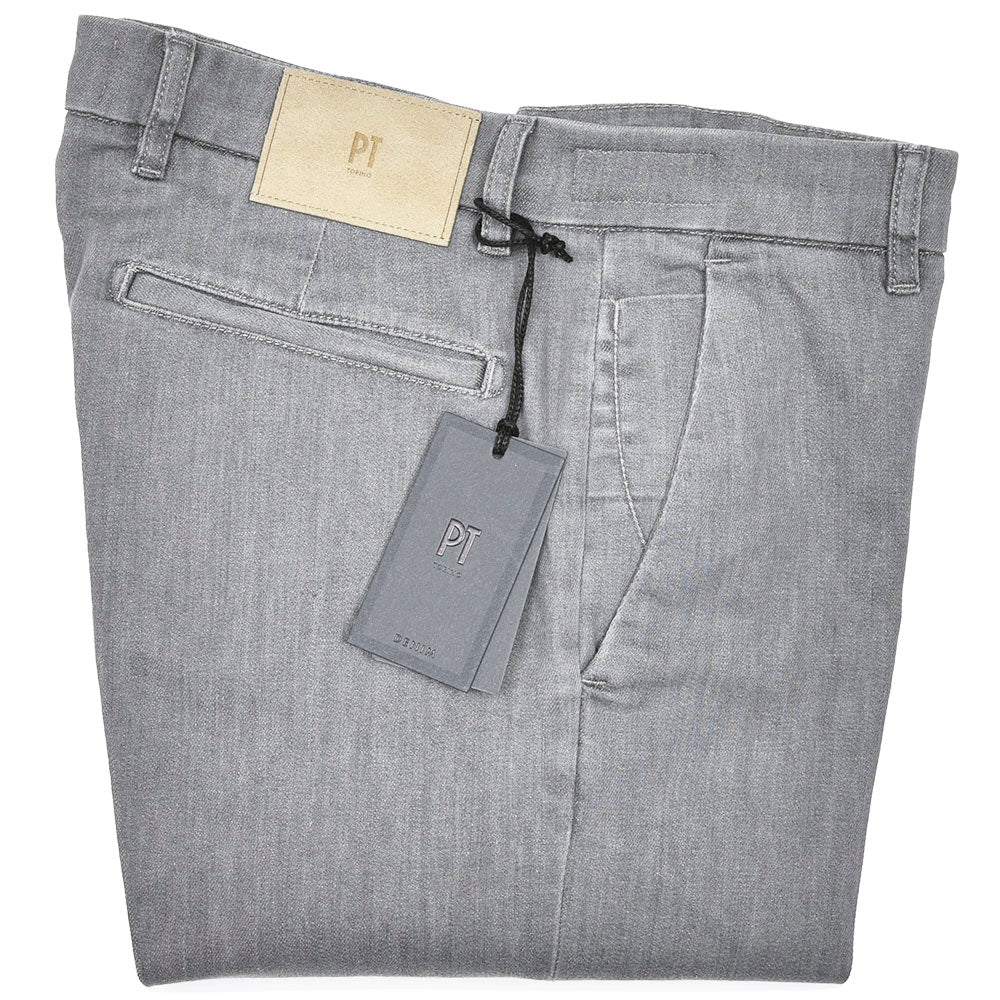 PT TORINO DENIM ピーティートリノデニム ring別注 コットン ストレッチ ウォッシュド ブラックデニムパンツ HOUSE/SUPERSLIM FIT/TX0610