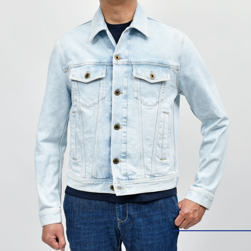JACOB COHEN（ヤコブ コーエン） ウォッシュドデニムトラッカージャケット 226-31805