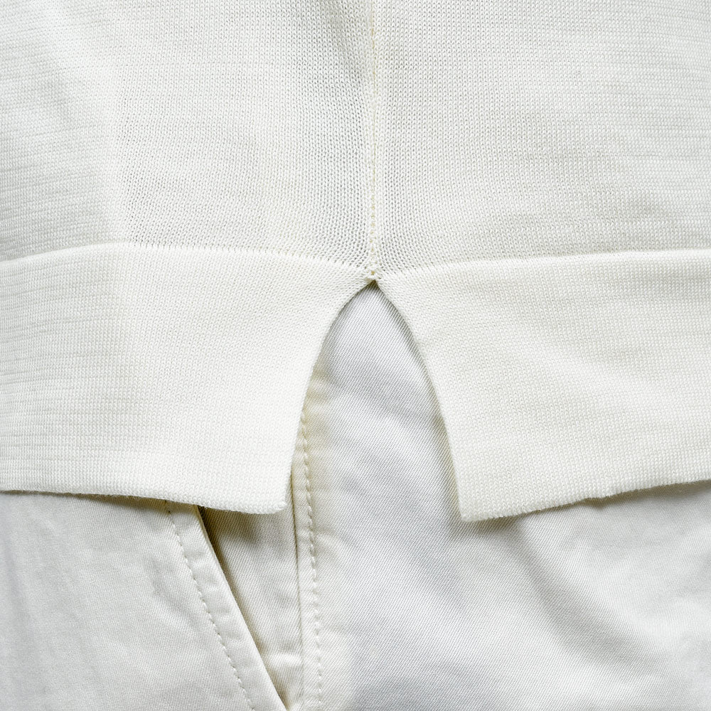 FILIPPO DE LAURENTIIS（フィリッポ デ ローレンティス） クレープコットンS/Sスキッパーポロニット PL0MCSK19