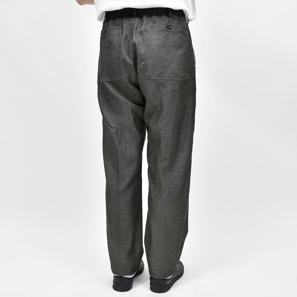 AMBELL(アンベル) KEY PIECE キュプラリネンスムースデニム1インプリーツテーパードパンツ 00016-2(3)