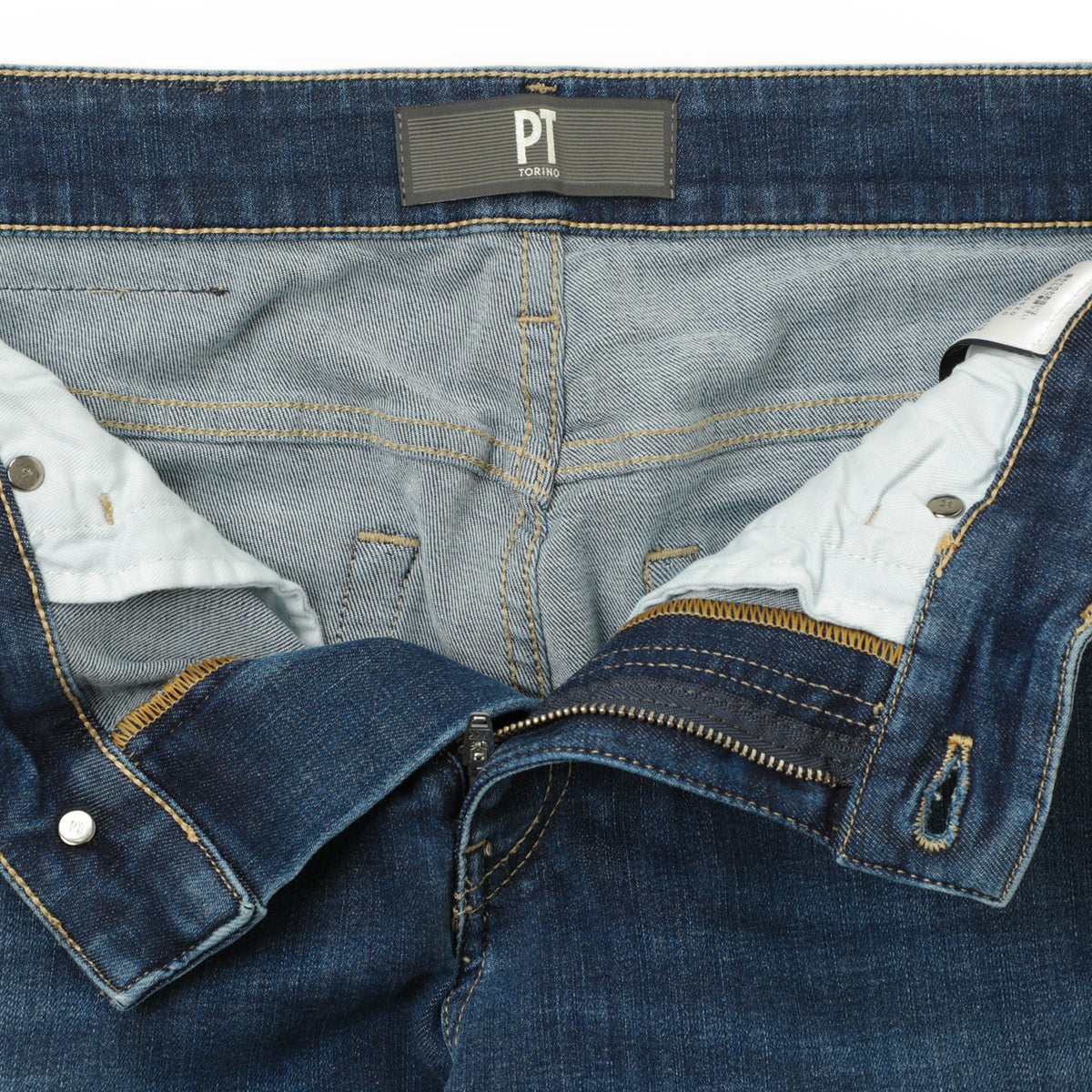 ピーティートリノ デニム / スーパースリム コットン ポリエステル ストレッチ パンツ / SWING / SLIM FIT / OA3010 / MM91 ブルー