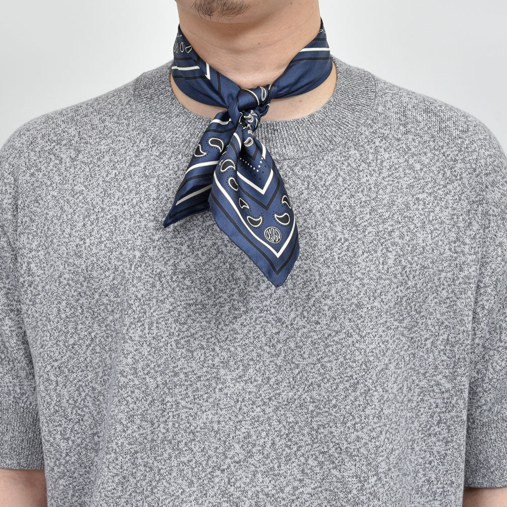 LESCARF（レスカーフ） シルクツイルペイズリースカーフ genderless