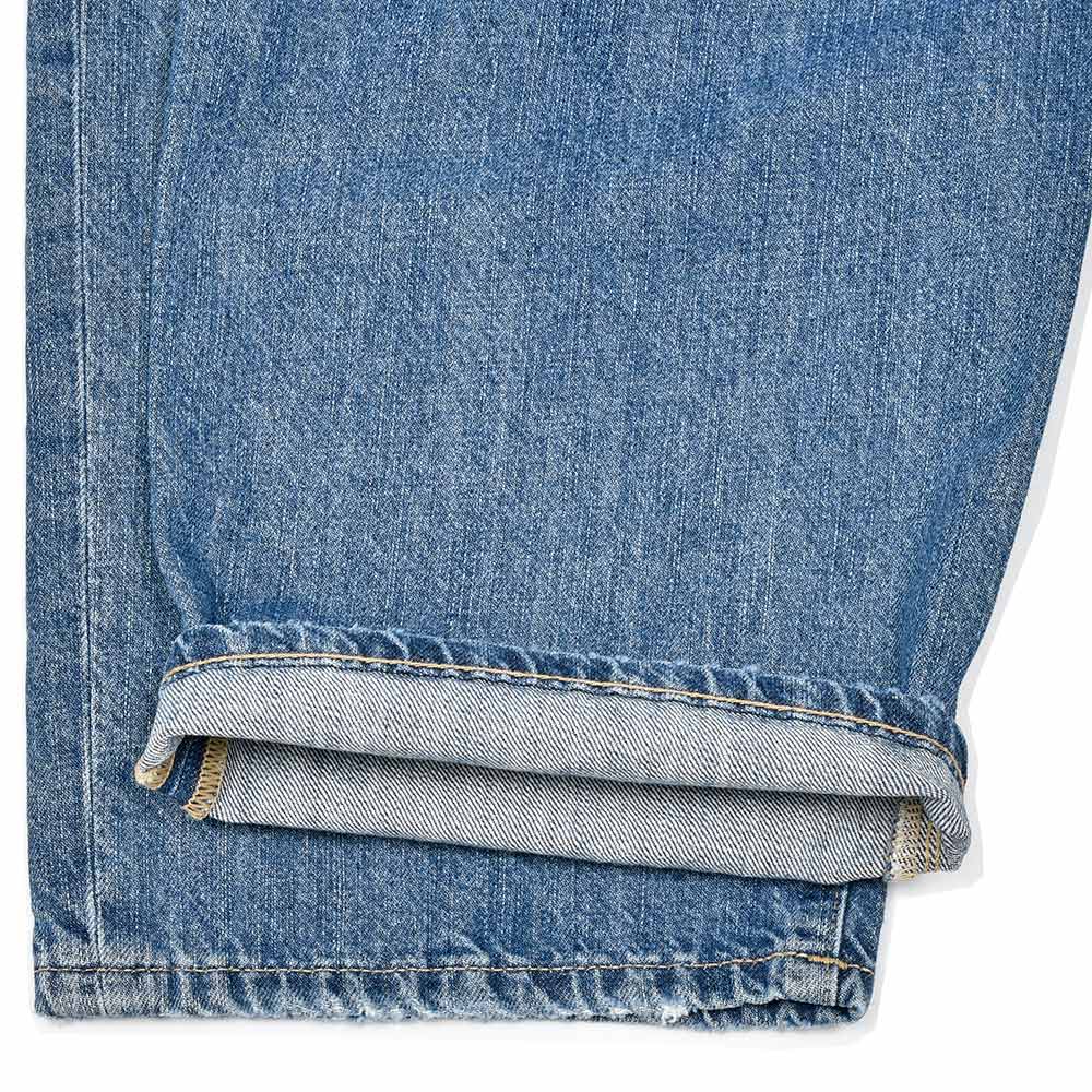 PT TORINO DENIM ピーティートリノデニム コットン ウォッシュド デニムワイドパンツ RAP/LOOSE FIT/OA5020