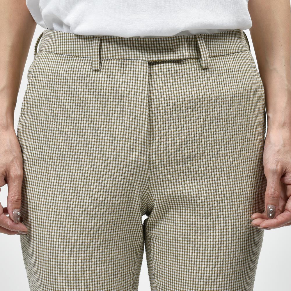 INCOTEX(インコテックス) 1J1801/D6593 コットンマルチチェックパンツ　　
