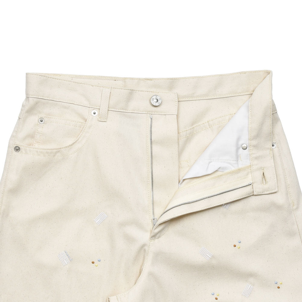 MARNI（マルニ） コットンキャンバスエンブロイダリーパンツ PAJD0586S0 USCX58 genderless