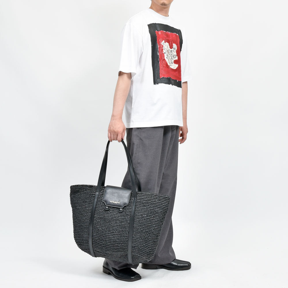 MARNI（マルニ） Trunkaroo ラフィアエフェクトトートバッグ SHMP0118U1 P8321　genderless