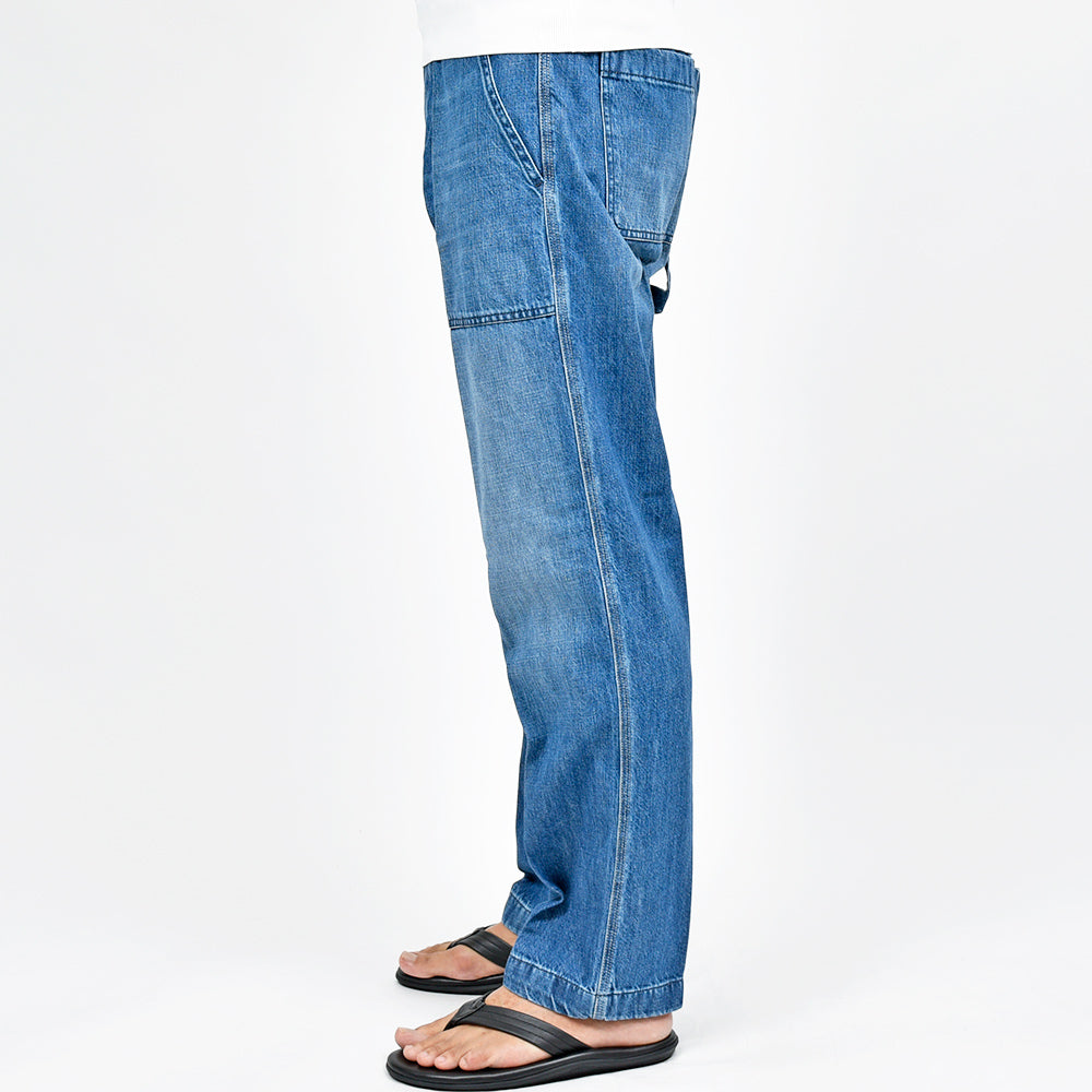 PT TORINO DENIM ピーティートリノデニム コットン ウォッシュド デニムペインターパンツ INDUSTRIAL/FATIGUE FIT/OA5010