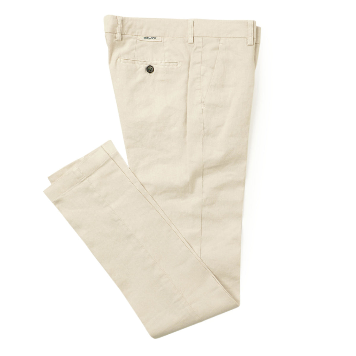 BERWICH ベルウィッチ JMORELLO GD モレロ パンツ テーパード ノープリーツ リネン コットン ストレッチ OL0621X LATTE ベージュ