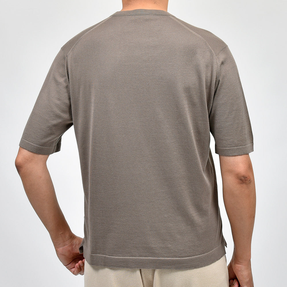 JOHN SMEDLEY ジョンスメドレー S4676 シーアイランドコットン 30ゲージ クルーネック ニットTシャツ