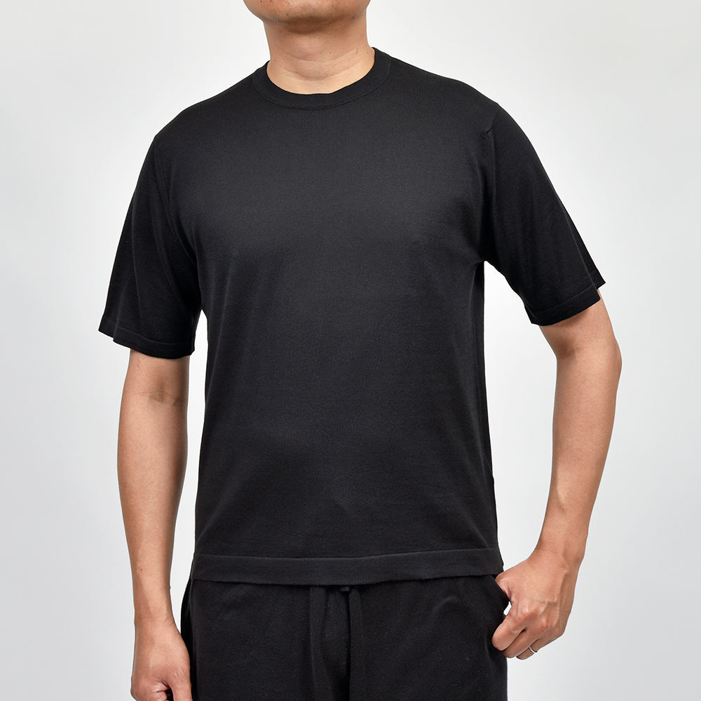 JOHN SMEDLEY ジョンスメドレー S4676 シーアイランドコットン 30ゲージ クルーネック ニットTシャツ