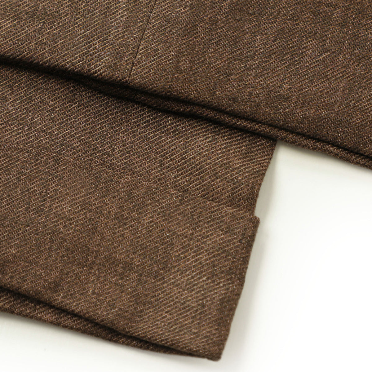ベルウィッチ /  2プリーツ リネン メランジ テーパードワイド パンツ /  SCOTCH  /  VT1502 / BROWN ブラウン