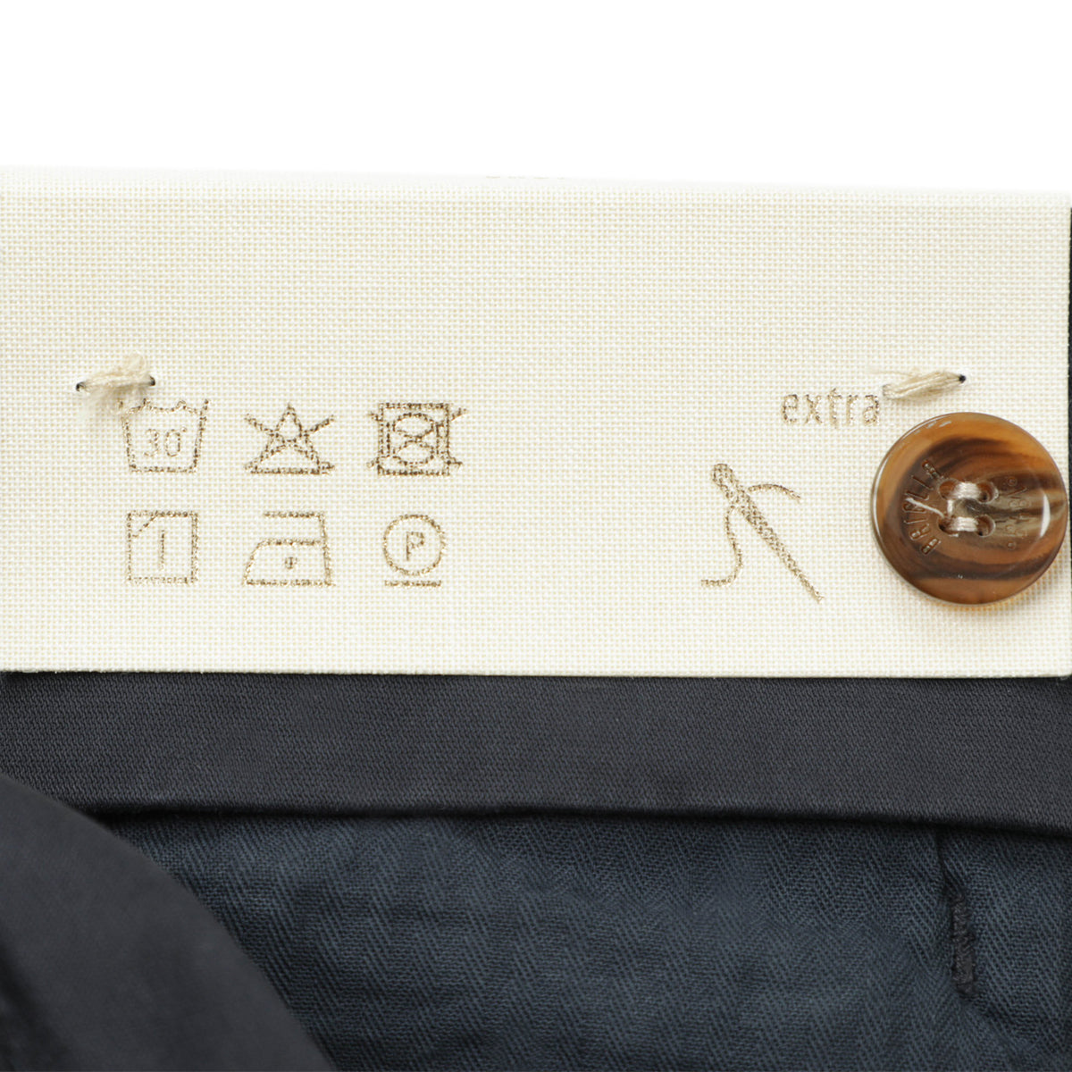 ブリリア 1949 / 1プリーツ ストレッチ スラックス パンツ/ SLIM FIT / BG07 325127 /  0011 ネイビー