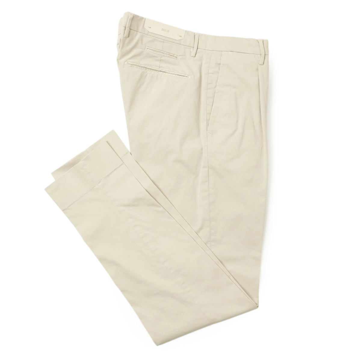 ブリリア 1949 / 1プリーツ ストレッチ スラックス パンツ/ SLIM FIT / BG07 325127 / 0103 ベージュ