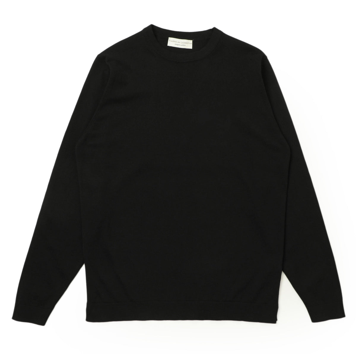 フィリッポ デ ローレンティス / コットン クルーネックニット / TS0ML CR14R 5110-TS0ML19 / 0990 ブラック