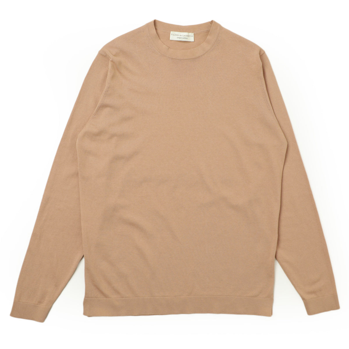 フィリッポ デ ローレンティス / コットン クルーネックニット / TS0ML CR14R 5110-TS0ML19 / 0300 サーモンピンク
