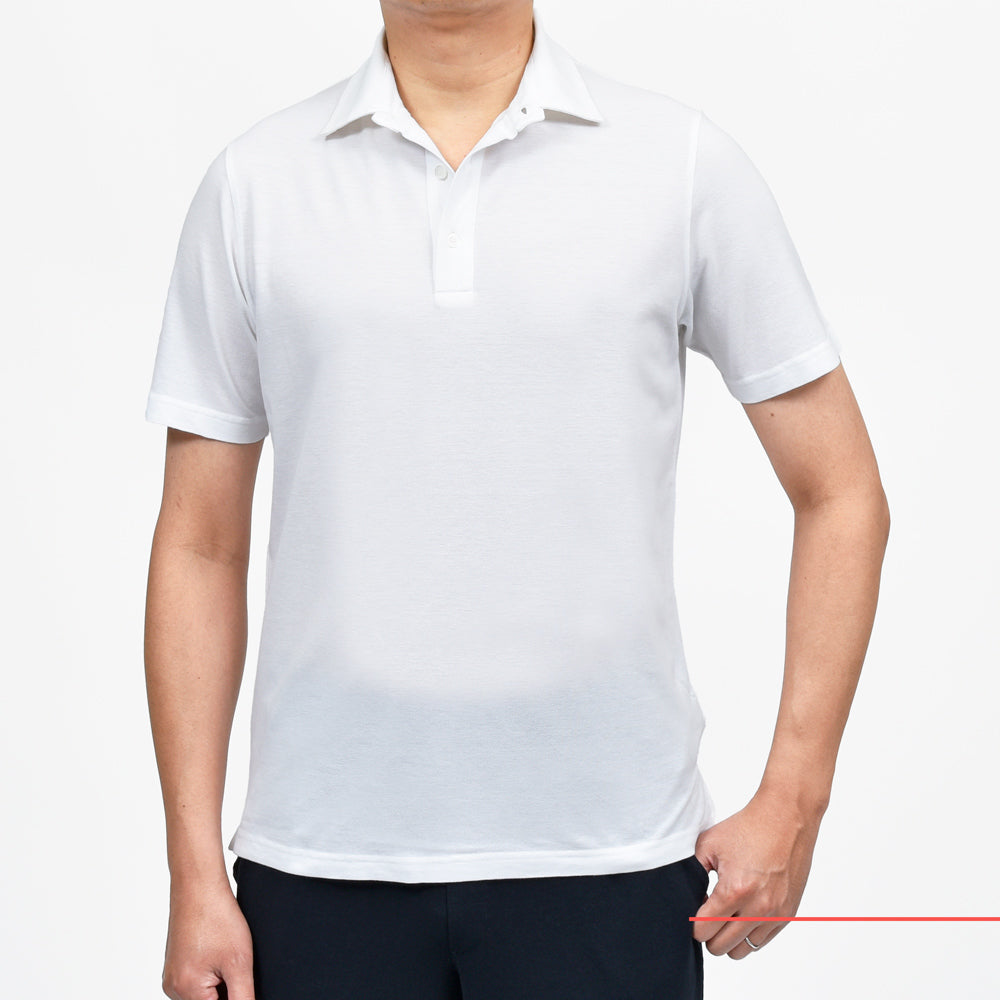 ZANONE（ザノーネ） ガーメントダイオーガニックコットン鹿の子S/Sポロ POLO MC/SLIM FIT/815139/ZM325/34416