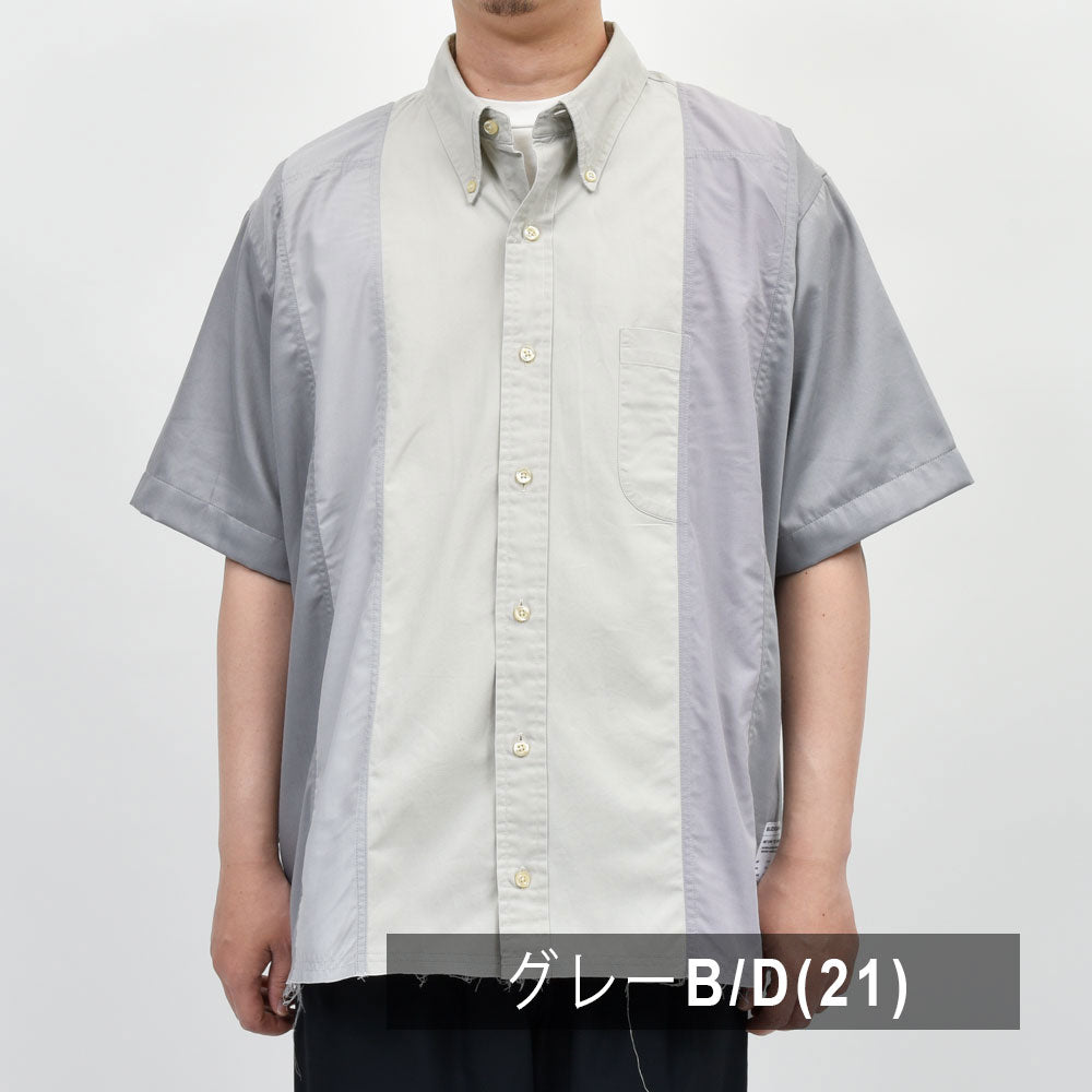 BUZIGAHILL（ブジガヒル） コットンパッチワークS/Sシャツ 5003