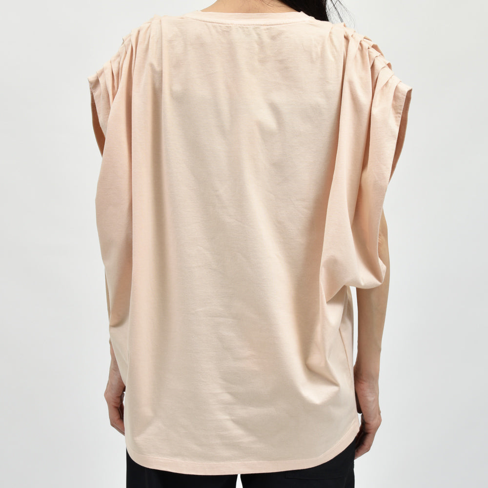 SCAGLIONE（スカリオーネ）DPJ139 ノースリーブラッフル T