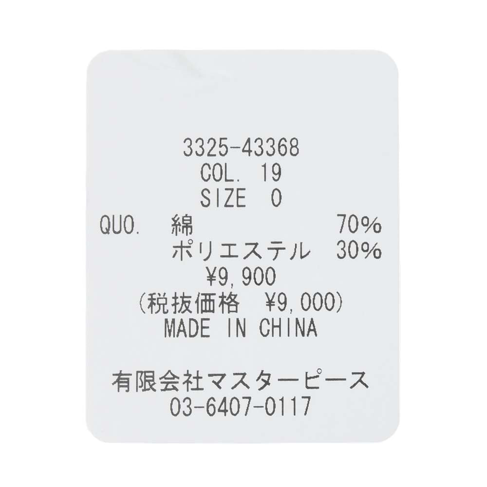 SCYE BASICS（サイベーシックス） コットンサージ ベースボールキャップ