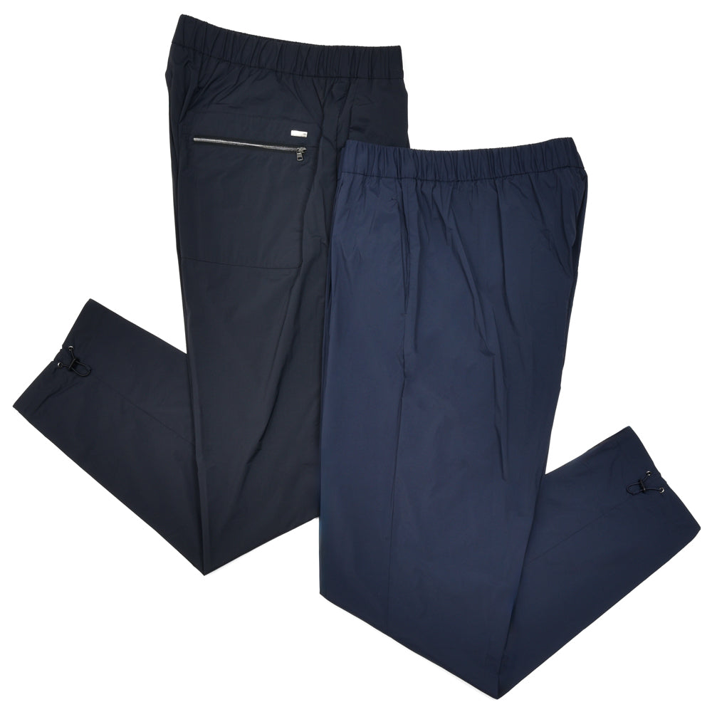 HERNO（ヘルノ） RESORTリゾート ストレッチナイロン1プリーツシャーリングパンツ(パッカブル) PT00002UR-12431SZ