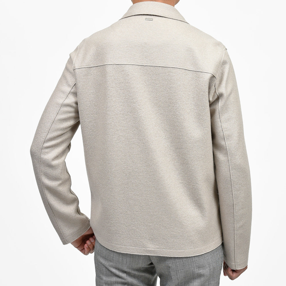 HERNO（ヘルノ） RESORTリゾート フェルテッドウールシャツブルゾン GI00090UR-33372