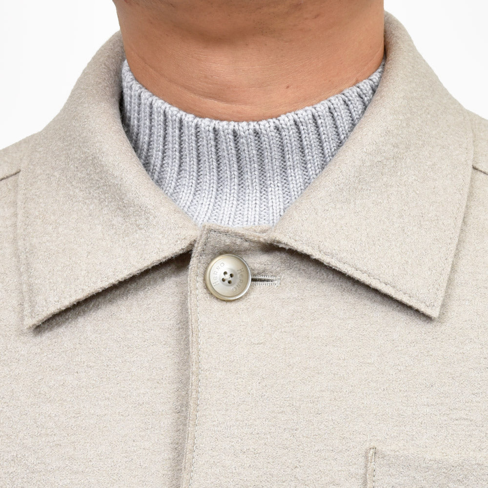 HERNO（ヘルノ） RESORTリゾート フェルテッドウールシャツブルゾン GI00090UR-33372