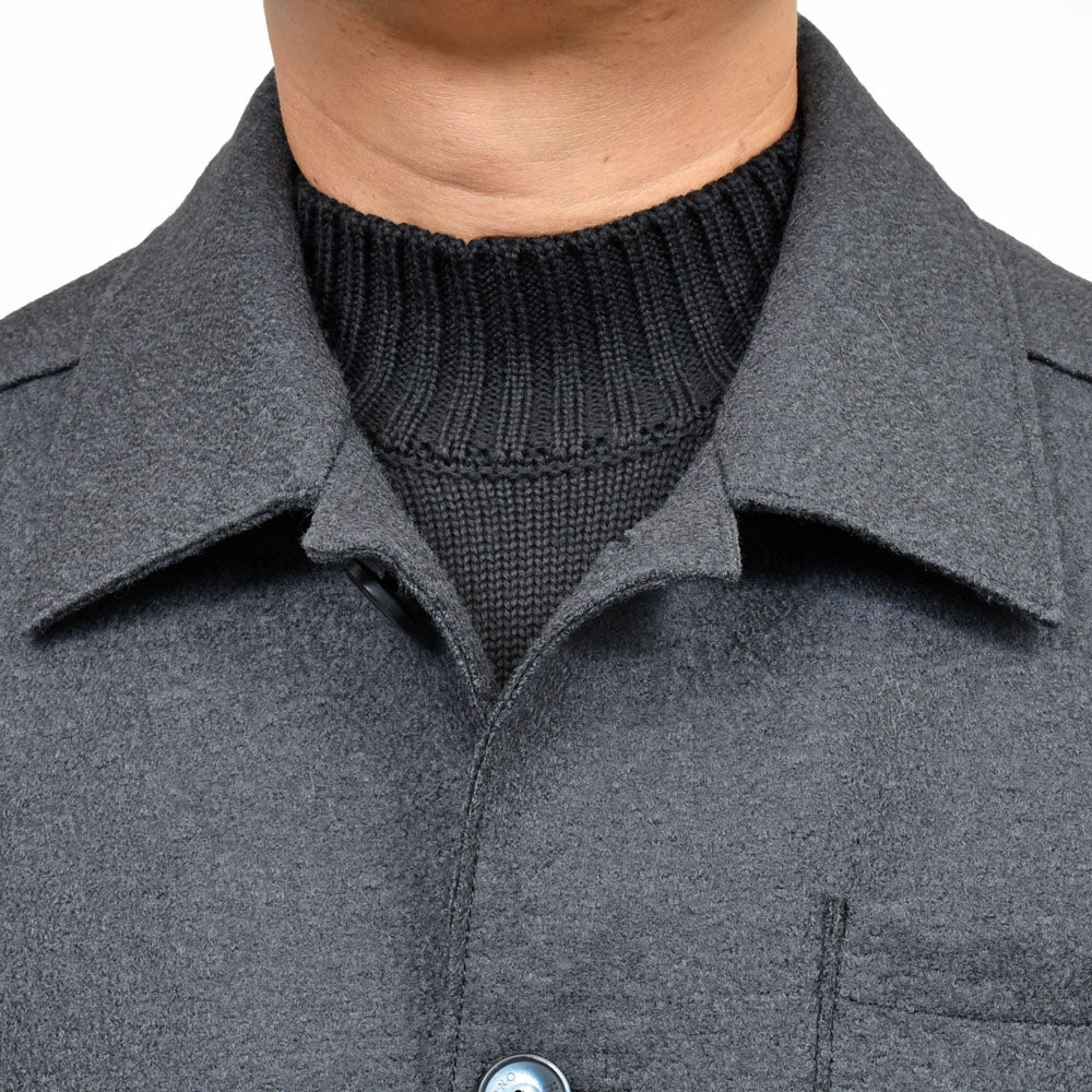 HERNO（ヘルノ） RESORTリゾート フェルテッドウールシャツブルゾン GI00090UR-33372
