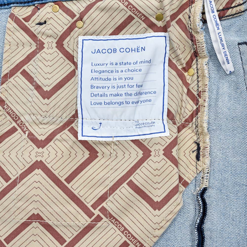 JACOB COHEN（ヤコブコーエン） NICKSLIMニックスリム ウォッシュドストレッチスリムテーパードデニム 226-22516