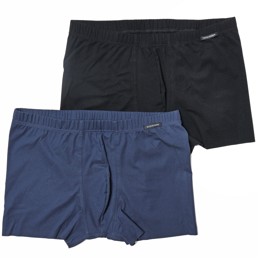 Schiesser（シーサー） コットンストレッチジャージレーザーカットボクサーショーツ LACER CUT