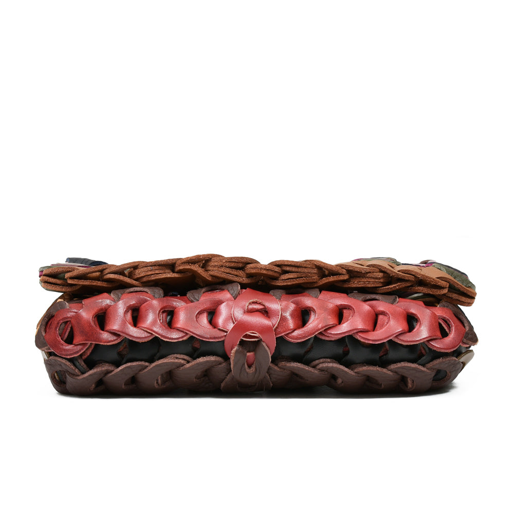 il micio（イル ミーチョ） イントレチャートレザーミニクラッチバッグ B-77 CLUTCH BAG S SDGS