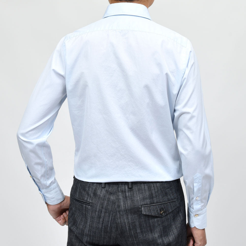 Finamore（フィナモレ） LUIGIルイジ/BALIバーリ 120/2ポプリンワイドカラーシャツ C0617E