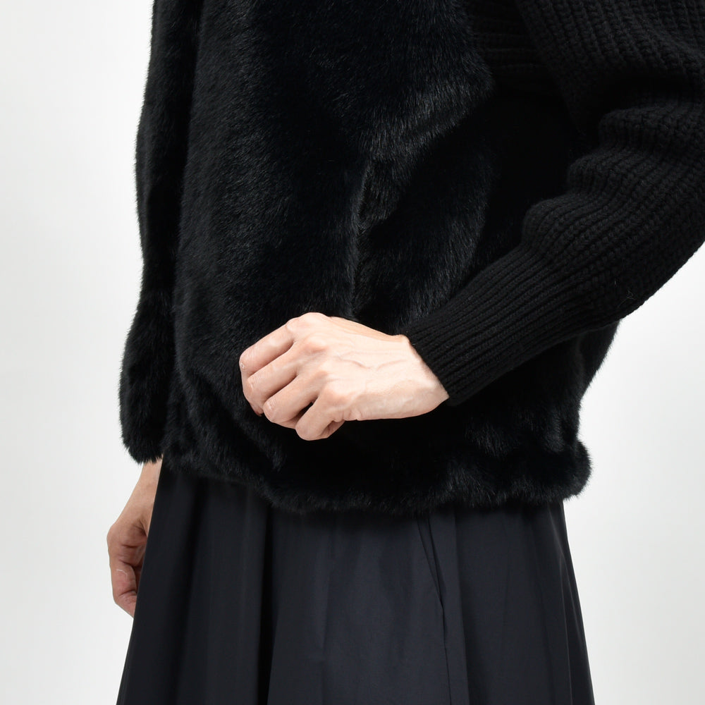 HERNO（ヘルノ）GC00072DR ファーニットブルゾン