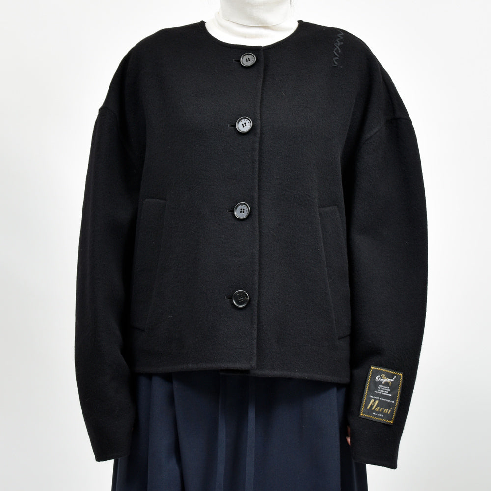 MARNI（マルニ） GIMA0284KS クルーネックカシミヤブルゾン