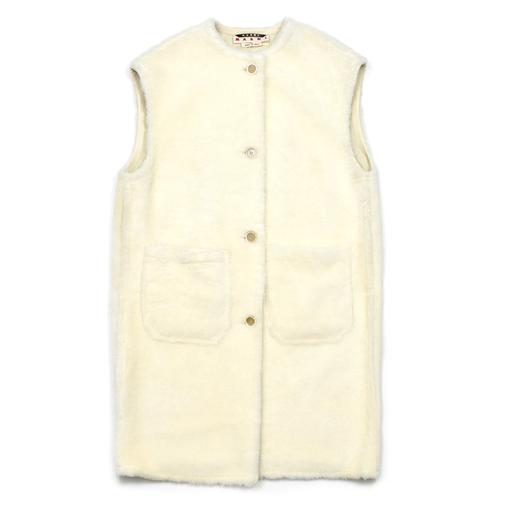 MARNI（マルニ）GLMX0095A0 ノースリーブムートンコート