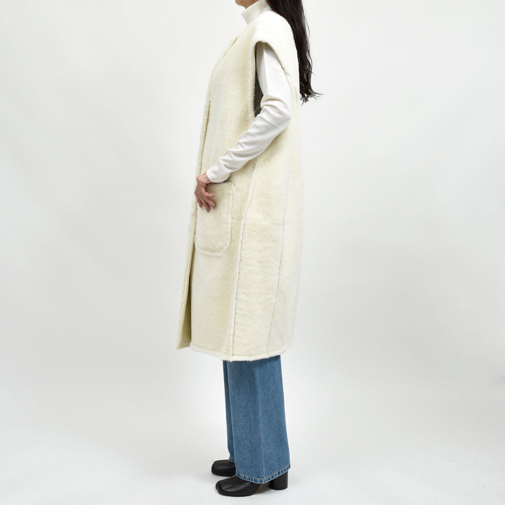 MARNI（マルニ）GLMX0095A0 ノースリーブムートンコート