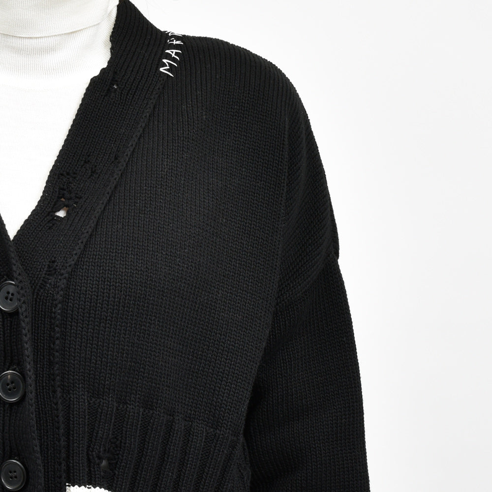 MARNI（マルニ）CDMD0223Q0 ダメージショートカーディガン