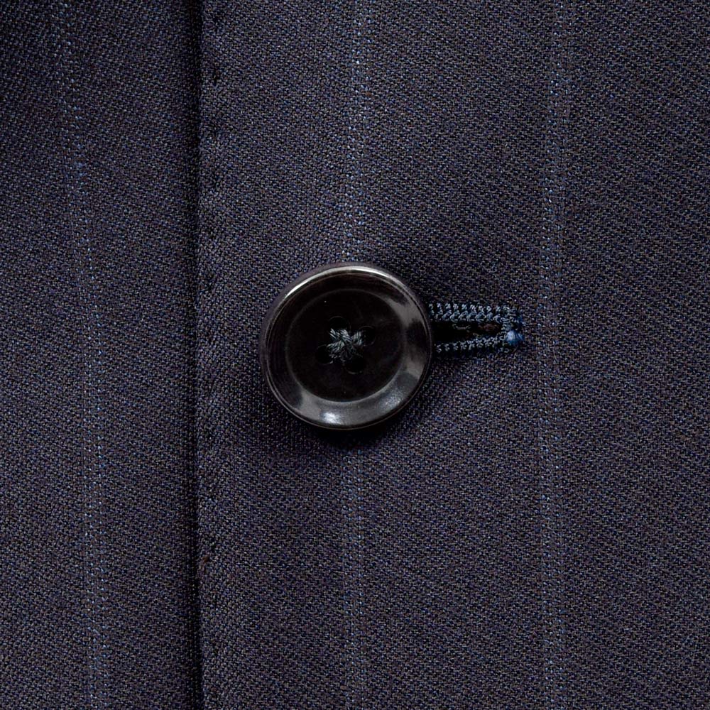 guji（グジ） ウールシャドーストライプ3B1プリーツスーツ MADE BY RING JACKET / Ermenegildo Zegna - TROFEO 17152201028