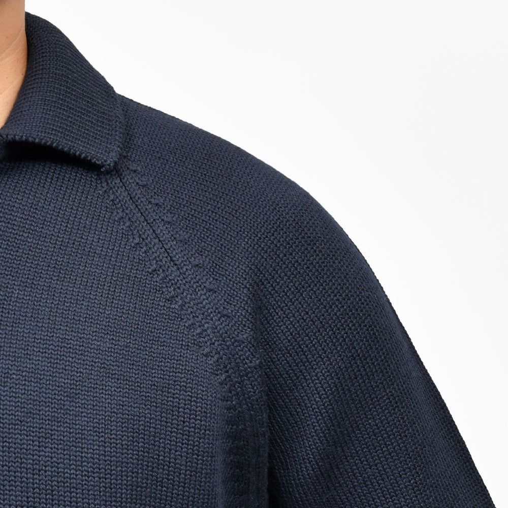 ZANONE（ザノーネ） 5ゲージウールスキッパーニットポロ SLIM FIT/472-45420