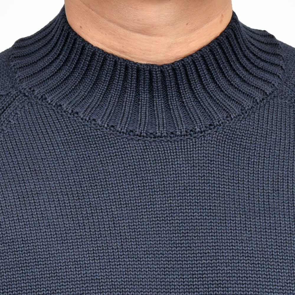 ZANONE（ザノーネ） 5ゲージウールモックネックニット SLIM FIT/472-45402