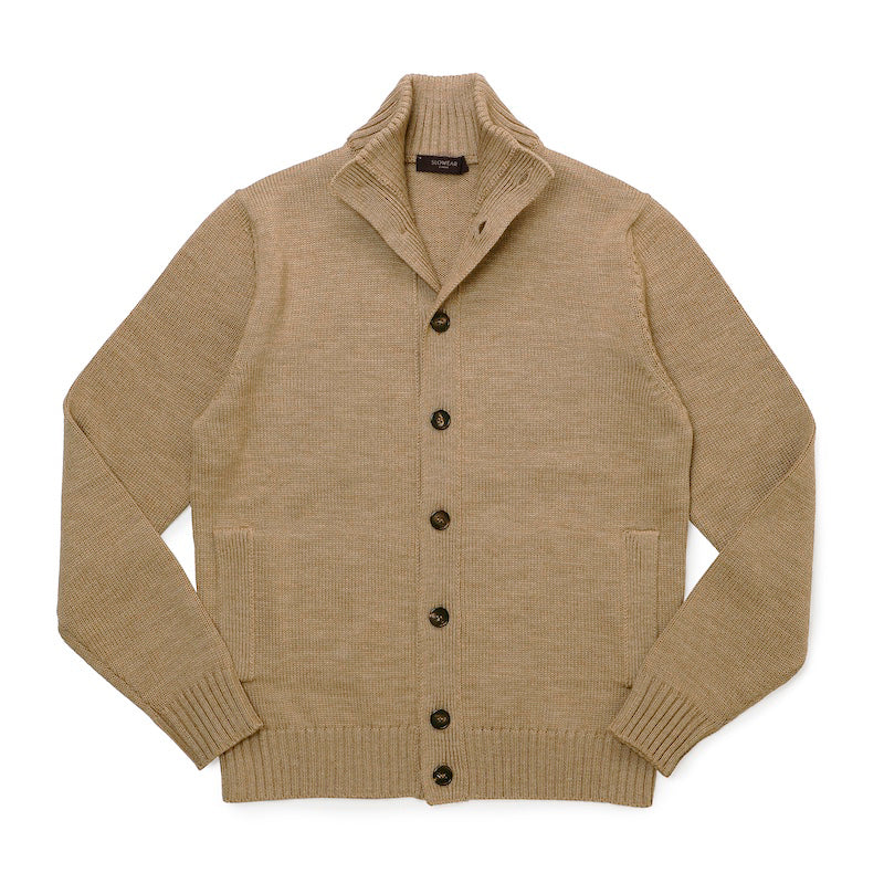 ザノーネ / ニット ブルゾン/CHIOTO(WOOL MERINOS)/810130 ZR229/Z4210/ベージュ